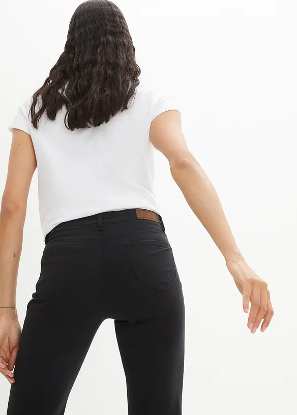 Straight Jeans Mid Waist, Stretch, bonprix