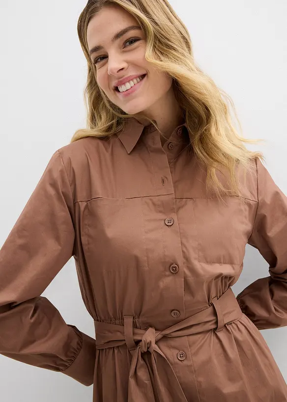 Skjortkl&auml;nning, bonprix