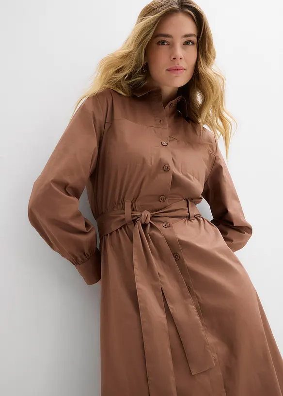 Skjortkl&auml;nning, bonprix