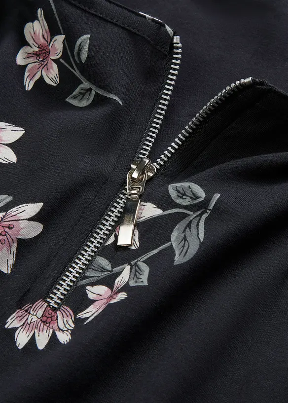 Oversizetopp i bomullsmix, bonprix