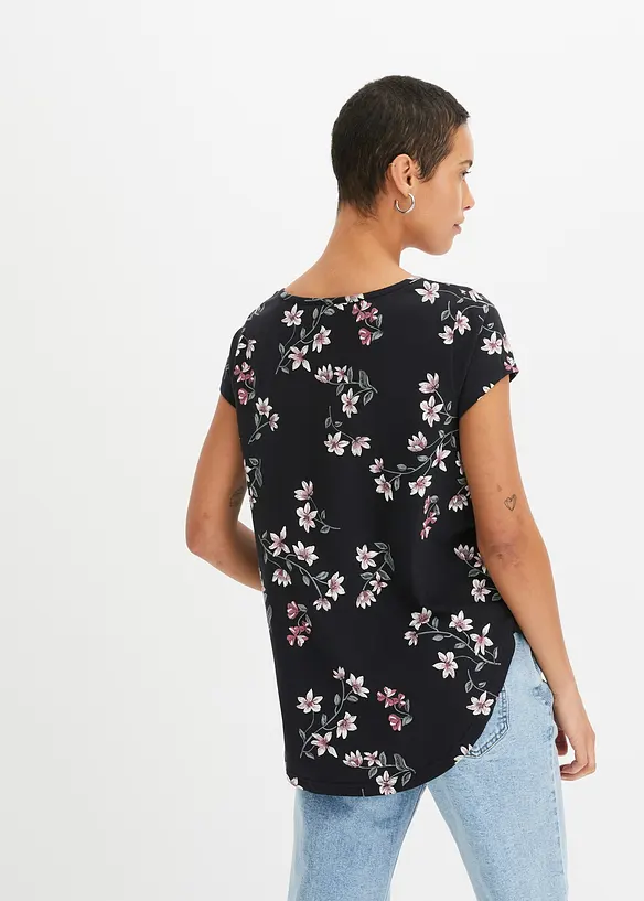 Oversizetopp i bomullsmix, bonprix