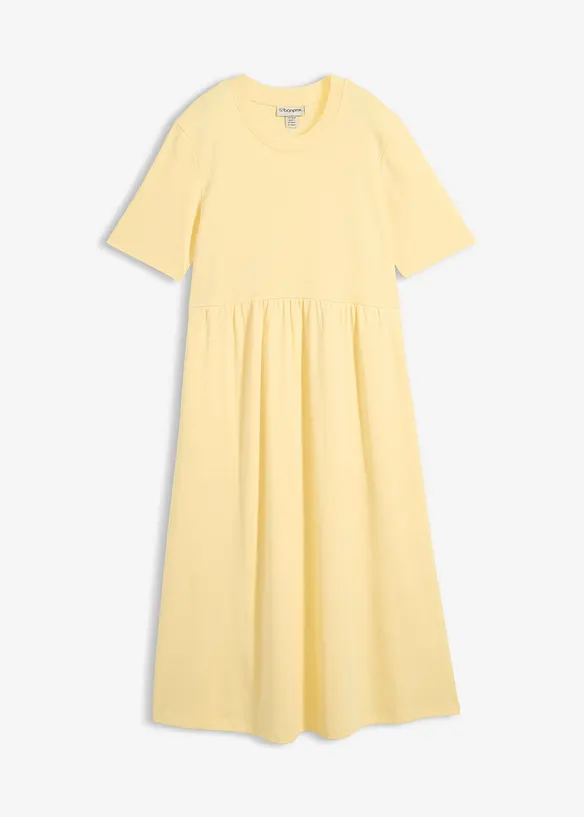 Jerseykl&auml;nning av ren bomull, bonprix