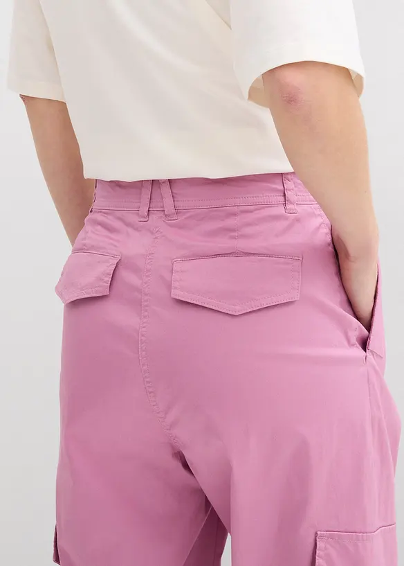 Cargobyxa av stretchigt bomullsmaterial, bonprix