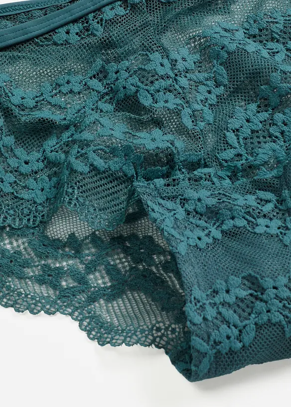 Braziliantrosa med blommig spets, bonprix