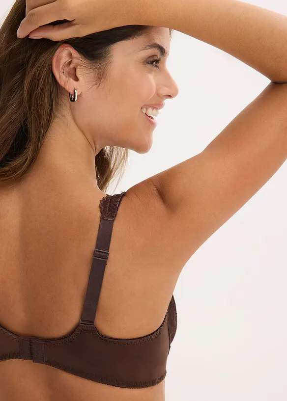 BH med bygel och glansiga effekter (2-pack), bonprix