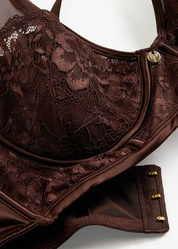 Formpressad BH med fin spets, bonprix