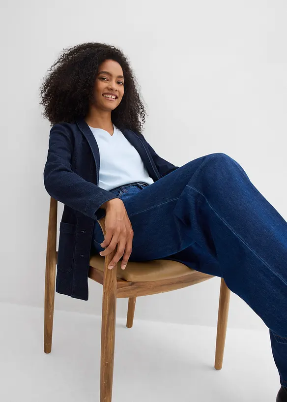 Loose Straight Jeans Mid Waist, bonprix