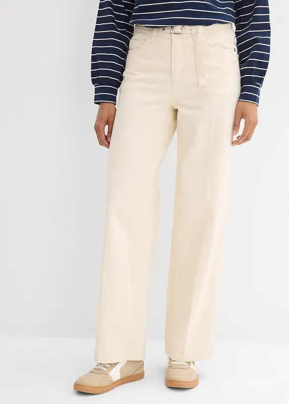 Loose Straight Jeans Mid Waist, bonprix