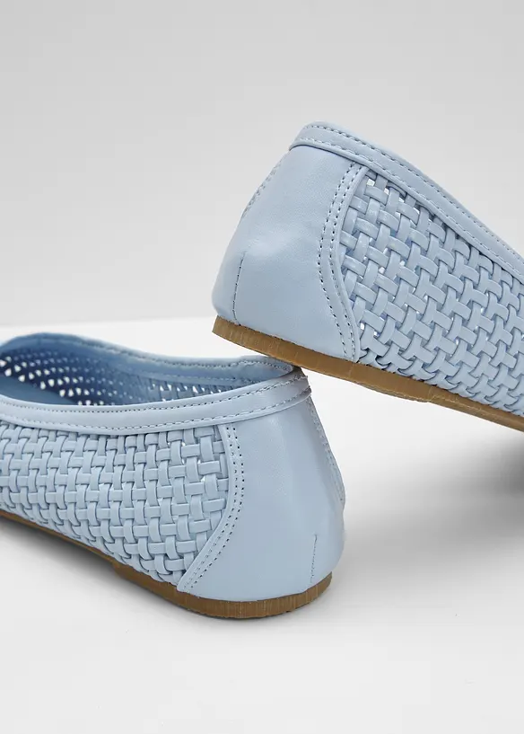 Ballerinaskor av mjukt material, bonprix