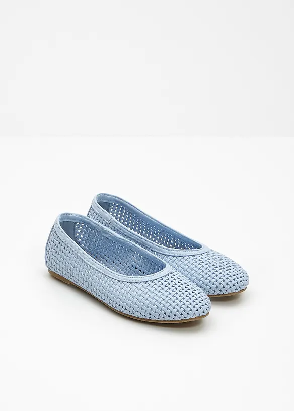 Ballerinaskor av mjukt material, bonprix