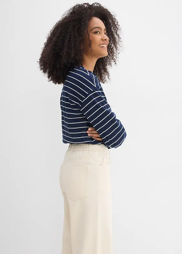 Loose Straight Jeans Mid Waist, bonprix