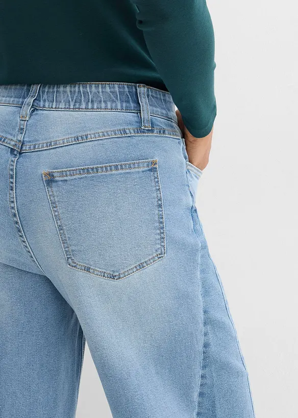 Wide Leg Jeans Mid Waist, bonprix