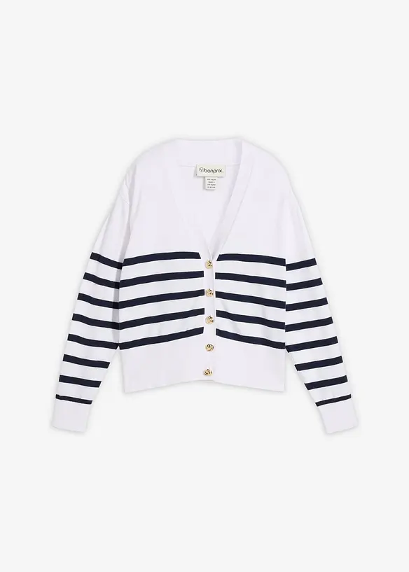 Cardigan i mjuk viskosmix, bonprix