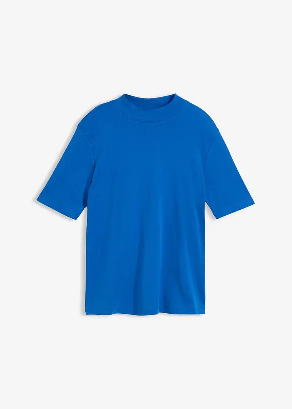 Ribbad topp i ren bomull, bonprix