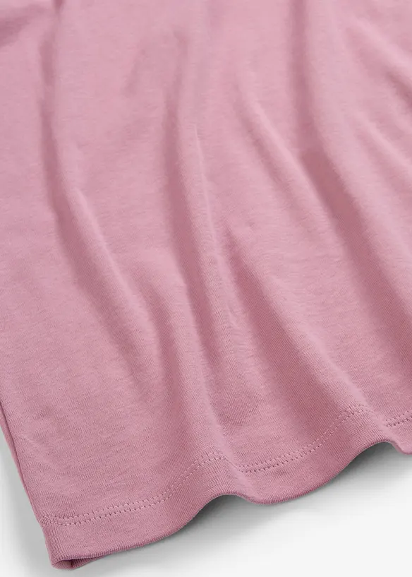 Ribbad topp i ren bomull, bonprix