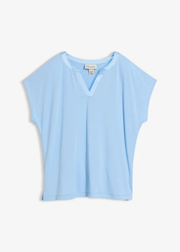 Topp med satinkant, bonprix