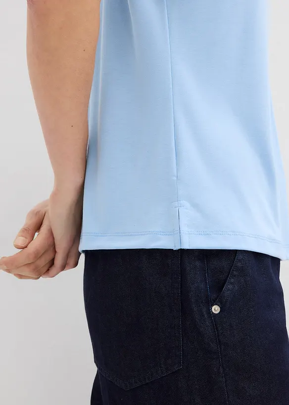 Topp med satinkant, bonprix