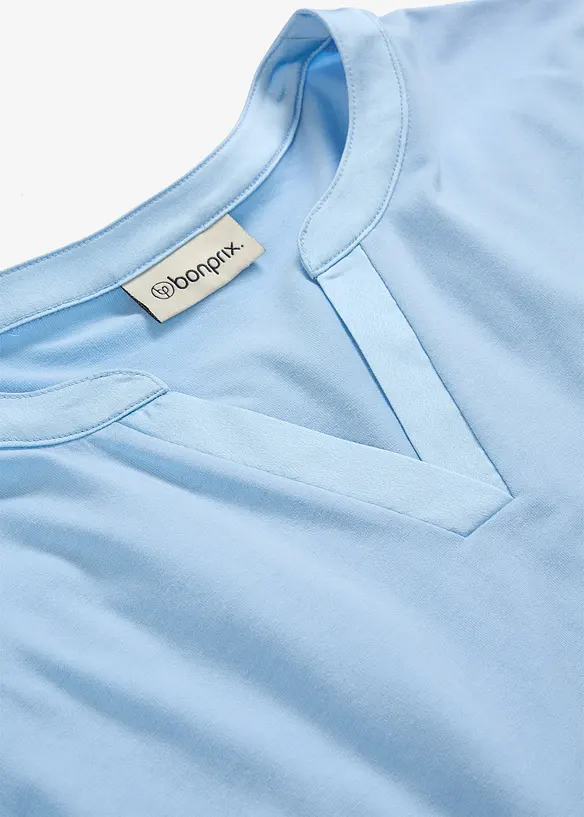 Topp med satinkant, bonprix