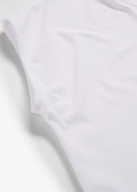 Topp med satinkant, bonprix