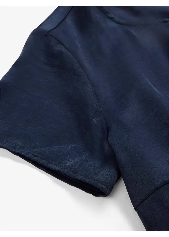 Tunika av fintr&aring;dig satin, bonprix