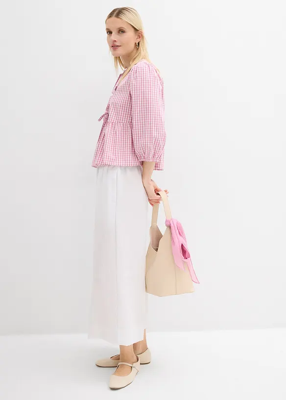 Blustopp med knytdetalj, bonprix