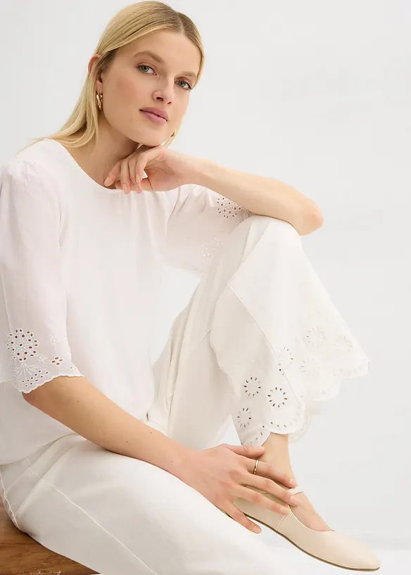 Culotter i elastisk bomullsmix, bonprix