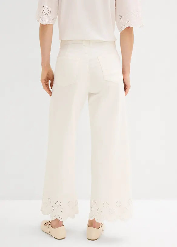 Culotter i elastisk bomullsmix, bonprix