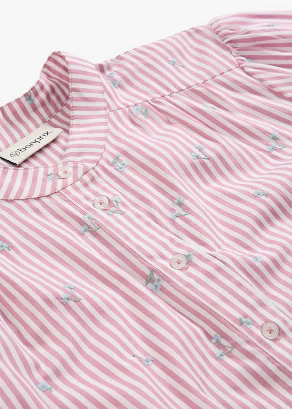 Blus med bomull, bonprix