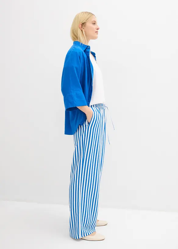 Marlenebyxa av viskosmix med mjukt fall, bonprix