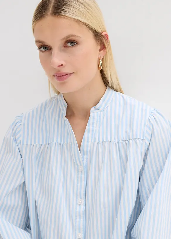 Blus av stabil poplin, bonprix