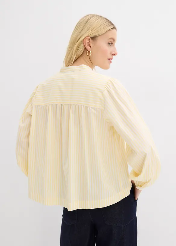 Blus av stabil poplin, bonprix
