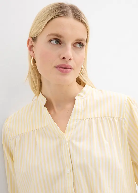 Blus av stabil poplin, bonprix