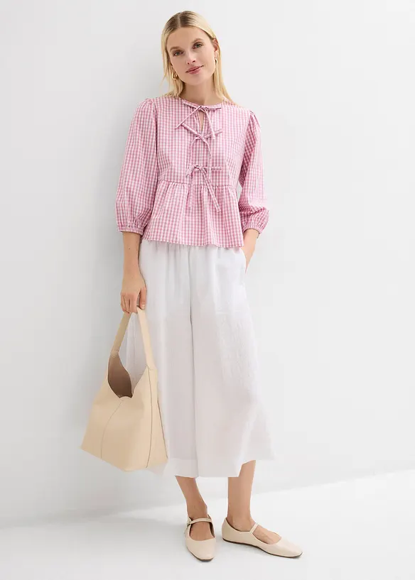 Culottebyxa av mjuk viskosmix, bonprix