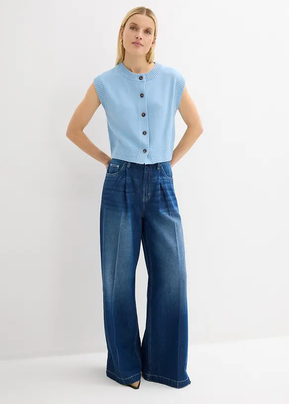 Stickad v&auml;st, bonprix