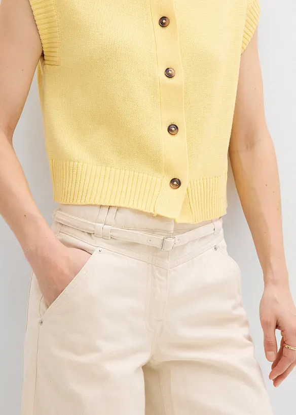 Stickad v&auml;st, bonprix