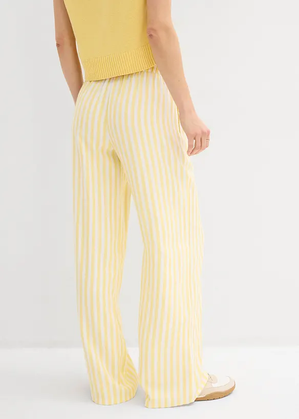 Marlenebyxa av viskosmix med mjukt fall, bonprix