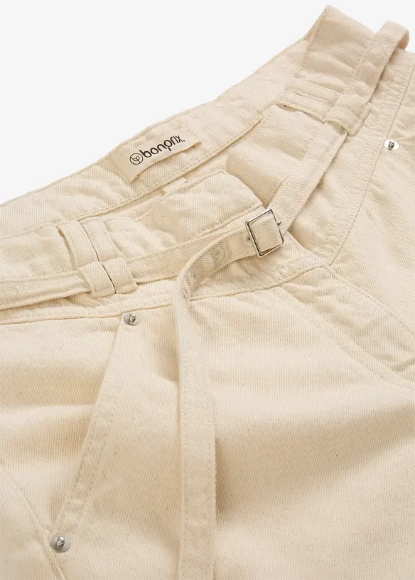 Twillbyxa av bomull, bonprix