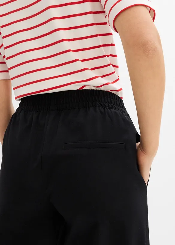 Palazzobyxa med bekv&auml;m midja, bonprix