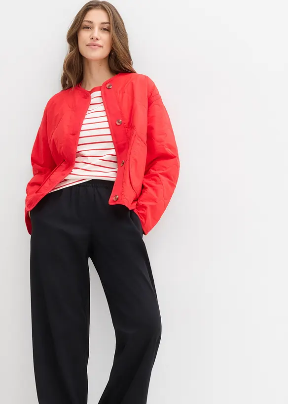 Palazzobyxa med bekv&auml;m midja, bonprix