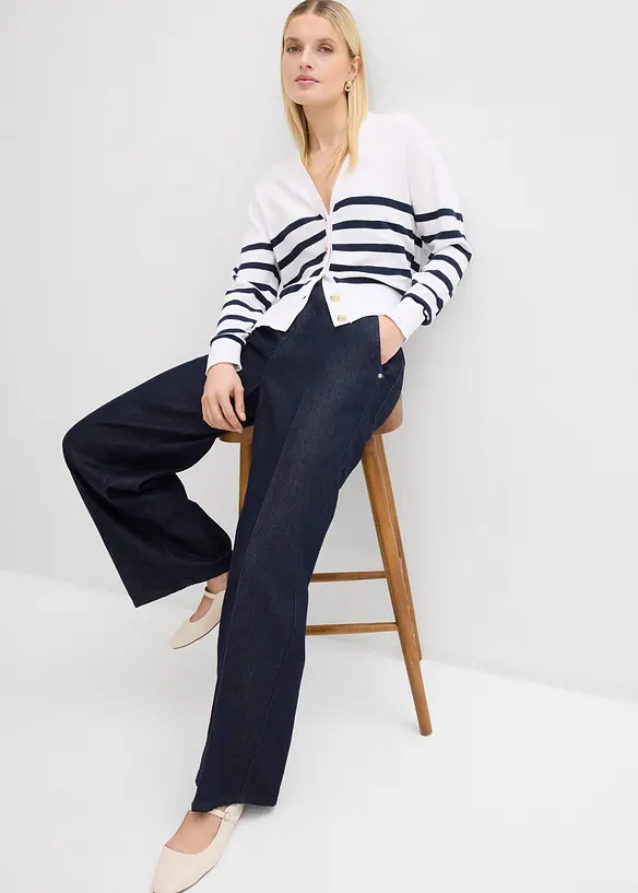 Wide Leg Jeans, Straight, bonprix