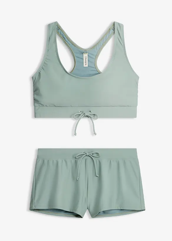 Bikini med BH-topp och badshorts (2 delar), bonprix