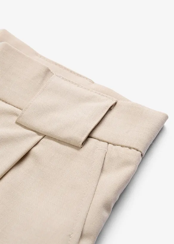 Byxa i barrelmodell med h&ouml;g midja, bonprix