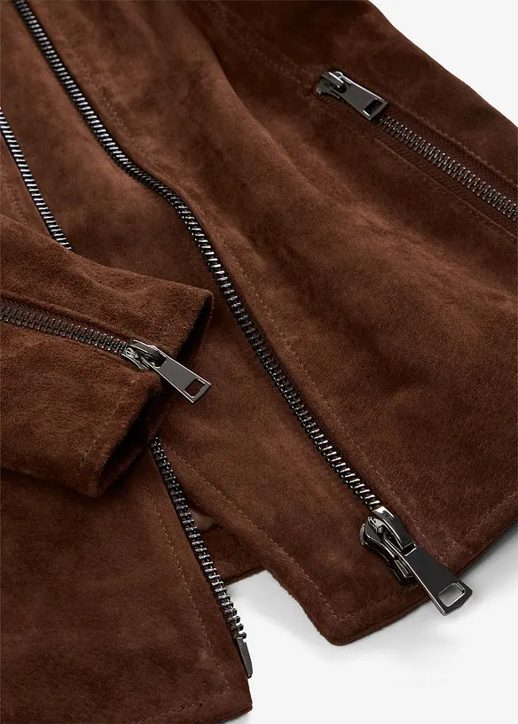 MC-jacka i mockaskinn, bonprix