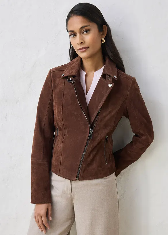 MC-jacka i mockaskinn, bonprix