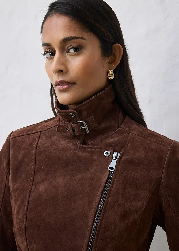 MC-jacka i mockaskinn, bonprix