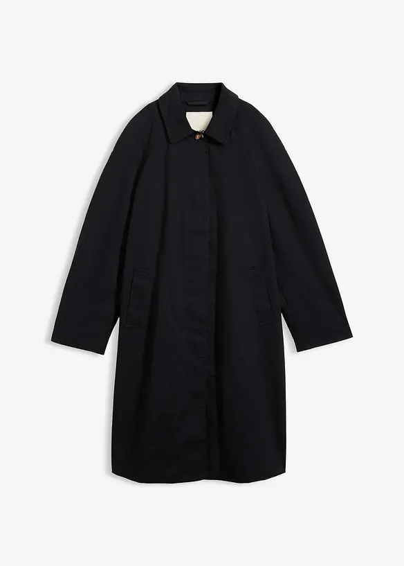 Enkelkn&auml;ppt trenchcoat, bonprix