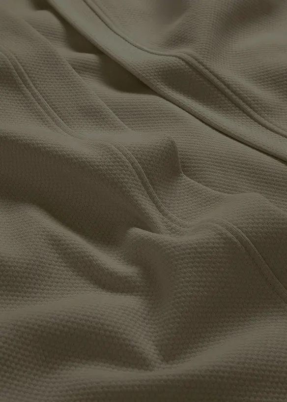 L&aring;ng trik&aring;jacka av mjuk bomullsmix, bonprix