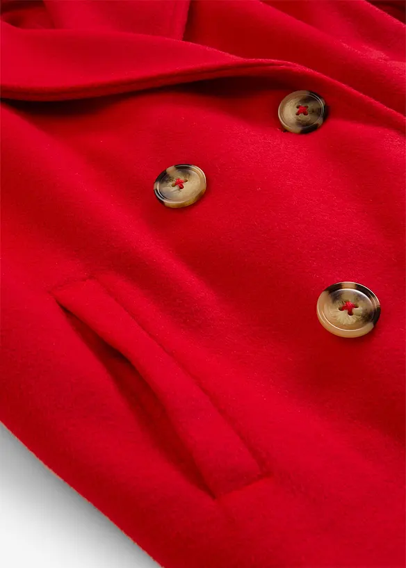 Skepparkavaj i oversizemodell med yllelook, bonprix