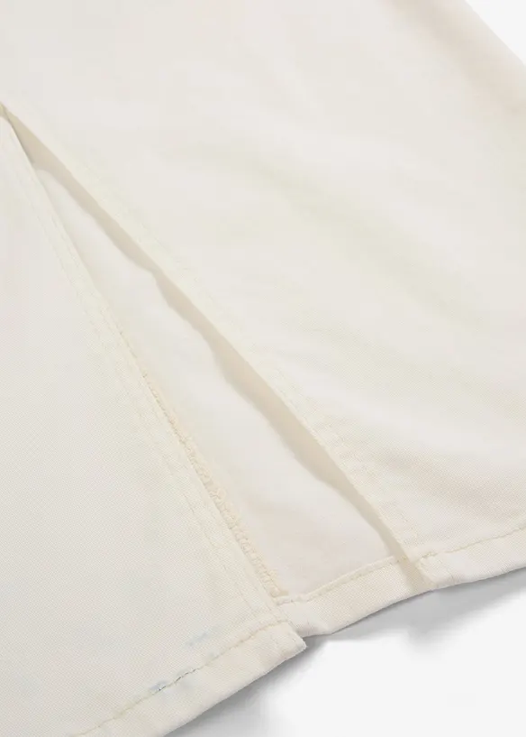 Jeanskjol i midil&auml;ngd, bonprix