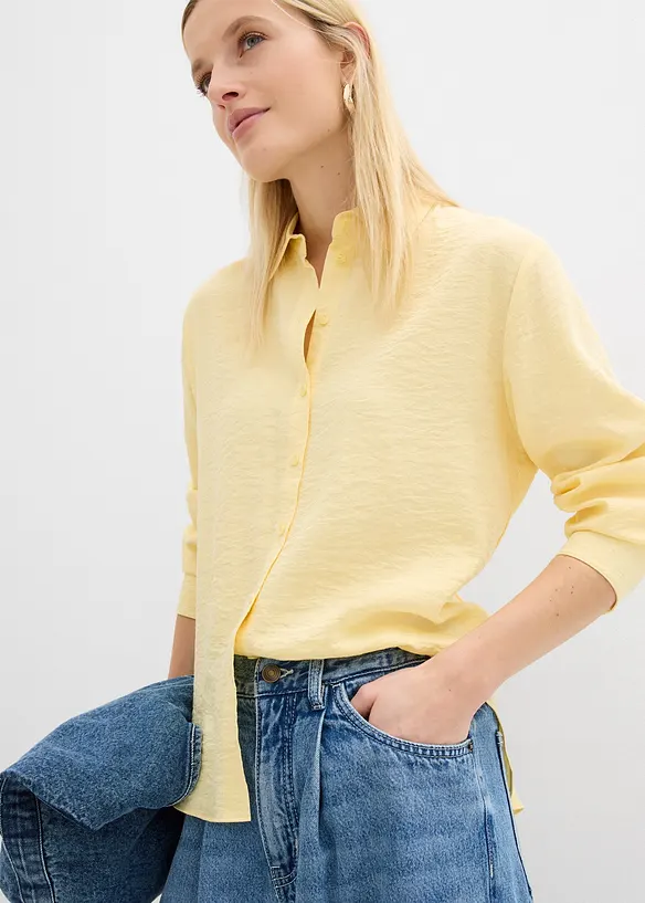 Super Wide Leg Jeans Mid Waist, bonprix